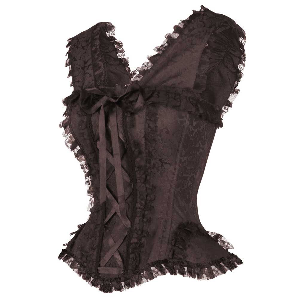 Attitude Corsets - Lahelin Overbust korset - Bruin